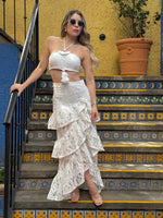 VESTIDO BLANCO ENCAJE