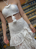 VESTIDO BLANCO ENCAJE