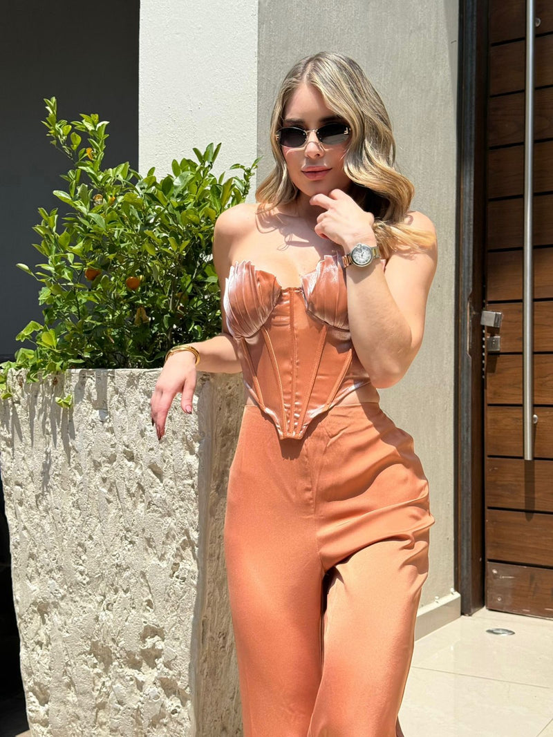 SET SHEDRON TOP CORSET