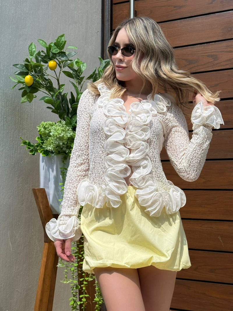 BLUSA BEIGE OLANES